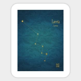 Night Sky Constellations - Lacerta Sticker